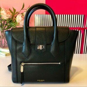 Henri Bendel BLACK Rivington Crossbody Tote FULL